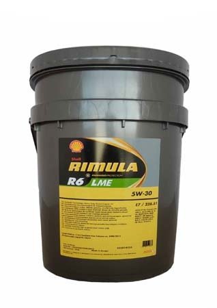 Моторное масло SHELL Rimula R6 LME SAE 5W-30 (20л)