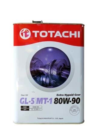 Трансмиссионное масло TOTACHI Extra Hypoid Gear GL-5/MT-1 SAE 80/90 (4л)