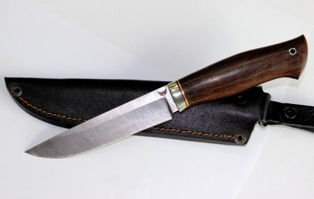 Нож Гепард (дамаск, граб), KNIFE YARD, 00517