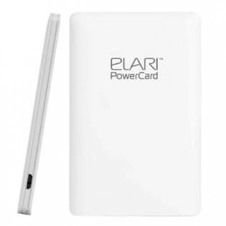 PowerCard 2500 mAh MicroUSB, Белый, ELARI, 187462