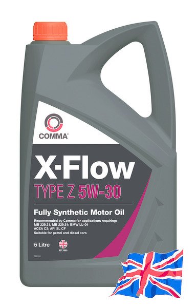 Моторное масло COMMA 5W30 X-FLOW TYPE Z, 5л, XFZ5L