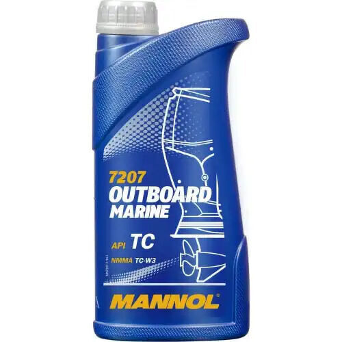 Mannol outboard marine 1 л. полусинтетическое моторное масло 2