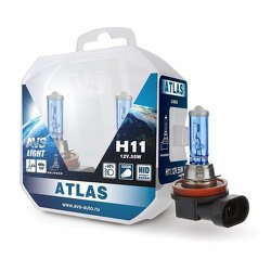 Галогенная лампа AVS ATLAS PB/5000К/PB H11.12V.55W. 2шт