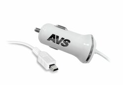Автомобильное зарядное устройство AVS с mini USB CMN-213 (1,2А)
