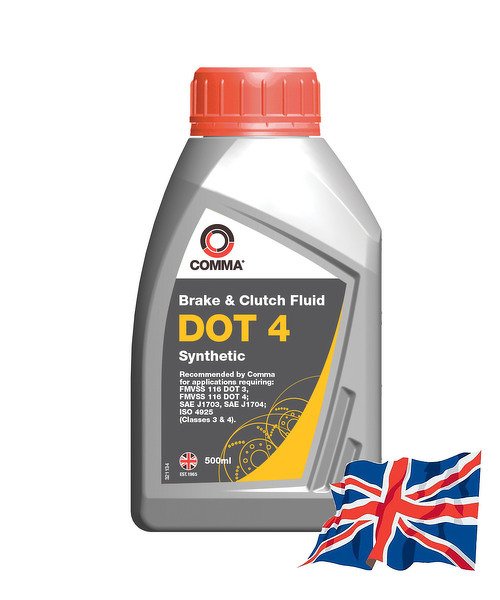 Comma dot 4 brake fluid (0,5l)_жидкость тормозная dot 4