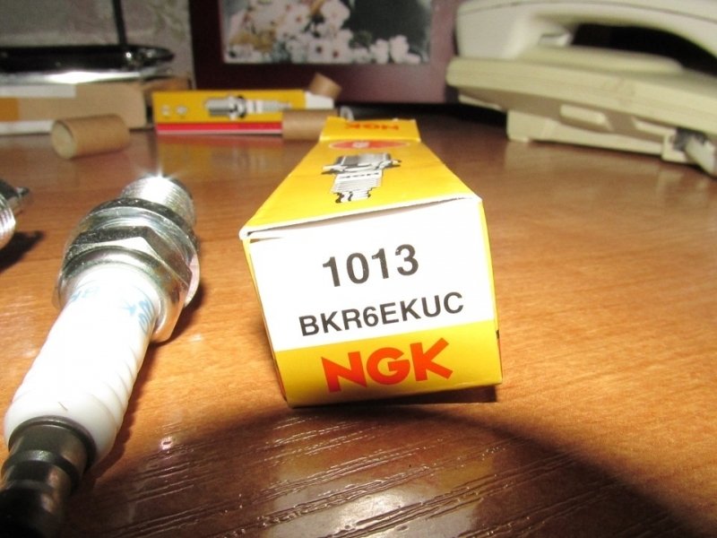 Свеча зажигания, NGK, BKR6EKUC (1013)