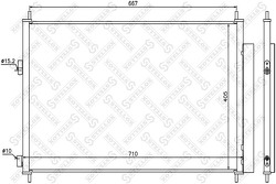 Радиатор конд. Toyota Rav IV 2.0 VVTi/2.2 D-4D/2.2 D-CAT 06>