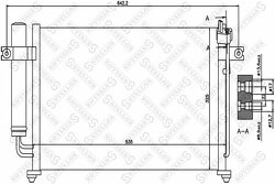 Радиатор кондиционера Hyundai Getz 1.1/1.3/1.6 02>