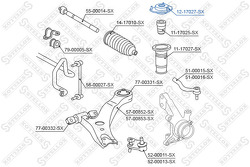 Опора амортизатора переднего Toyota Camry ACV3#/MCV30 01>