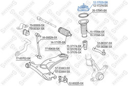 Опора амортизатора переднего Toyota Rav 4 2.4 16V/3.5 24V 05>