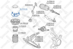 Опора амортизатора переднего Honda Civic FK -2006