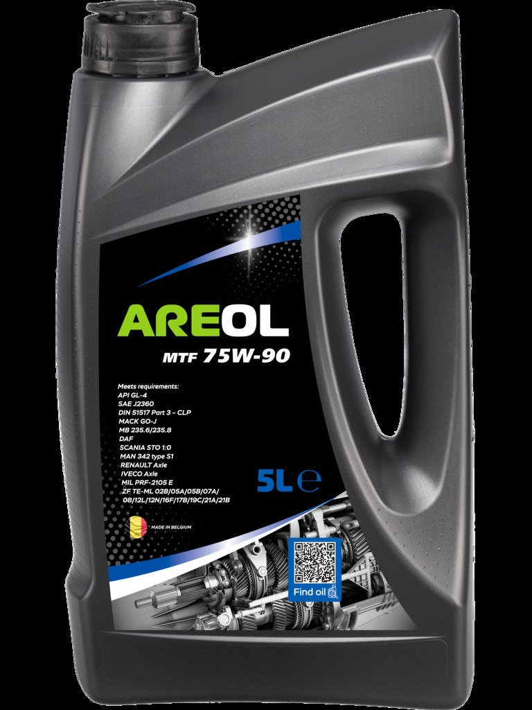 Масло трансмиссионное полусинтетическое AREOL Gear Oils MTF 75W-90 5 L