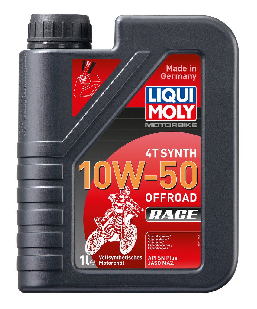 Моторное масло для 4-тактных мотоциклов Motorbike 4T Synth Offroad Race 10W-50 (Синтетическое 1л)