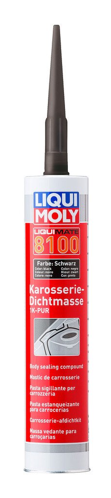 Клей-герметик (черный) Liquimate 8100 1K-PUR schwarz (0,31л)