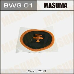 Заплатка кордовая для боковых порезов D 74 мм 2 слоя корда MASUMA BWG-01