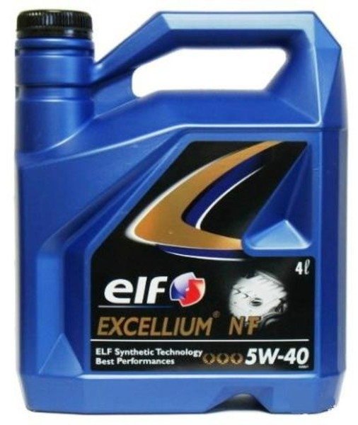 Моторное масло ELF EXCELLIUM NF, 5W-40, 4л, 156335