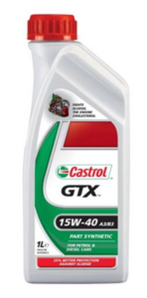Моторное масло CASTROL GTX, 15W-40, 1л, 156A3C