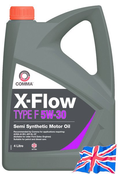 Моторное масло COMMA 5W30 X-FLOW TYPE F, 4л, XFF4L