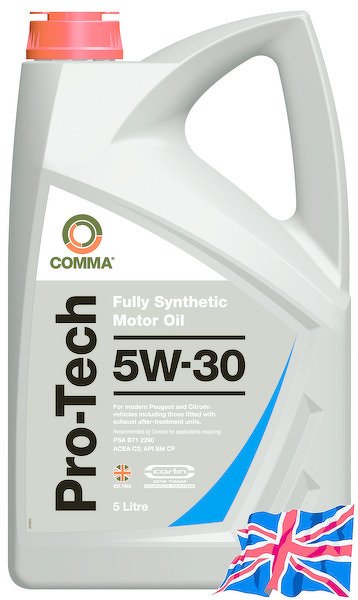 Моторное масло COMMA 5W30 PRO-TECH, 5л, PTC5L