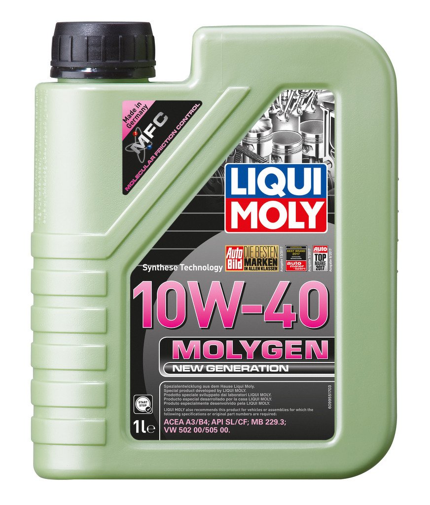 Масло моторное HC-синт. Molygen New Generation 10W-40 (1л)