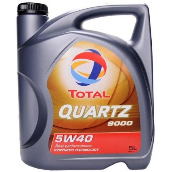 Моторное масло TOTAL QUARTZ 9000, 5W-40, 5л, 148650