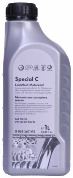 Моторное масло VAG Special C, 0W-30, 1л, G055167M2