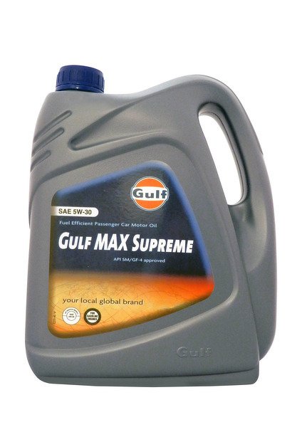 Моторное масло GULF Max Supreme SAE 5W-30 (4л)