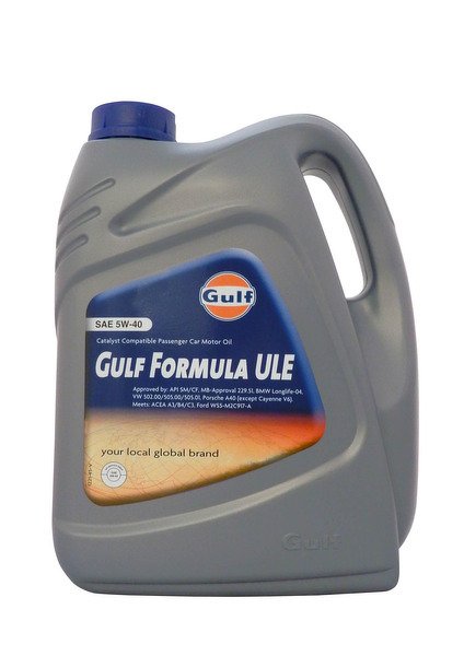 Моторное масло GULF Formula ULE SAE 5W-40 (5л)