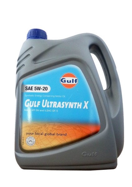 Моторное масло GULF Ultrasynth X SAE 5W-20 (4л)