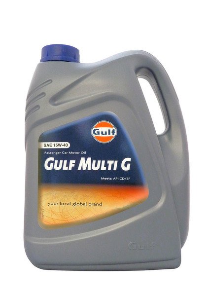 Моторное масло GULF Multi G SAE 15W-40 (5л)