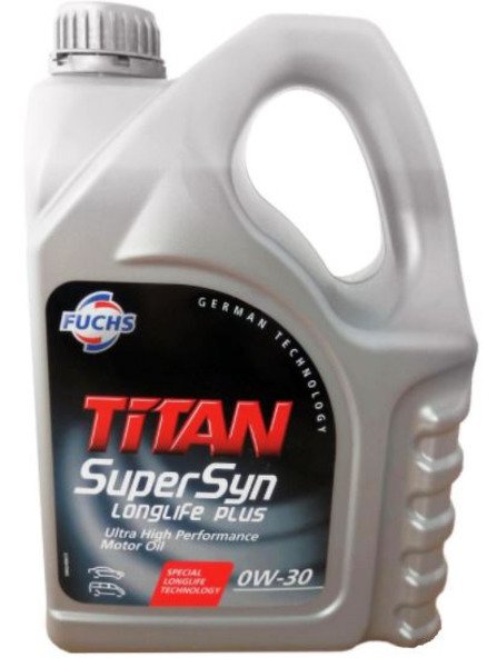 Моторное масло FUCHS Titan SuperSyn Longlife Plus SAE 0W-30 (4л)