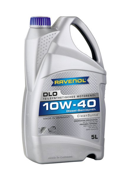 Моторное масло RAVENOL Teilsynthetic Dieseloel DLO, 10W-40, 5л, 4014835724259