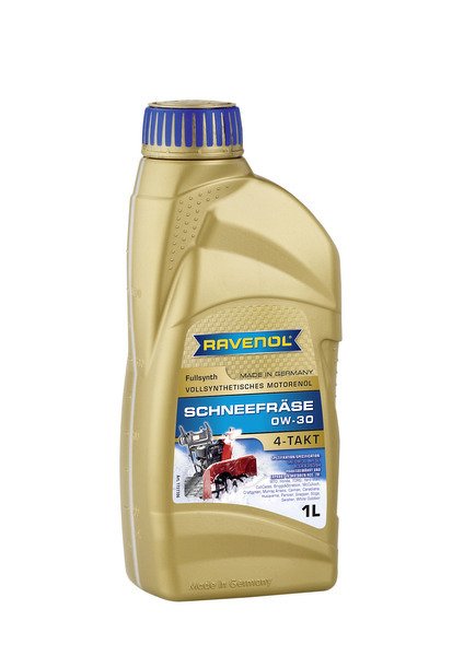 Моторное масло RAVENOL Schneefraese 4-Takt, 0W-30, 1 л, 4014835727410