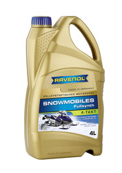 Моторное масло ravenol snowmobiles 4-takt fullsynth, 4 л, 4014835728097