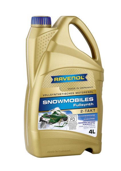 Моторное масло RAVENOL Snowmobils Fullsynth. 2-Takt, 4л, 4014835727991