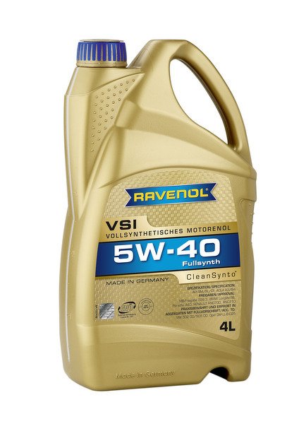 Моторное масло RAVENOL VSI, 5W-40, 4л, 4014835723597