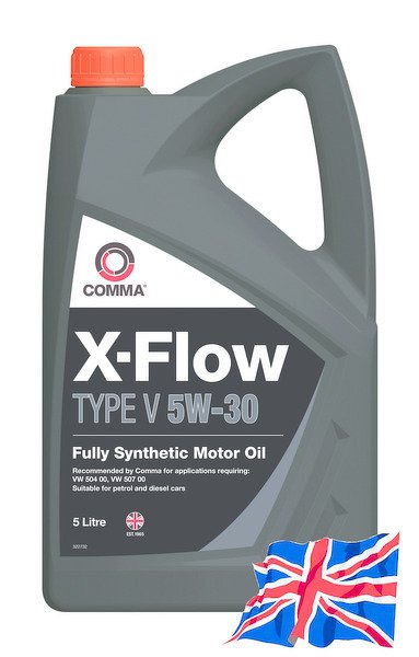 Моторное масло COMMA 5W30 X-FLOW TYPE V, 5л, XFV5L