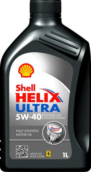 Масло shell helix ultra 5w40 мот син (1л) shell 550040754