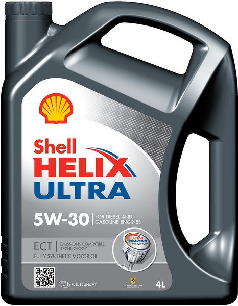 Масло Shell Helix Ultra ECT 5W-30 мот. син. (4л) SHELL 550040577