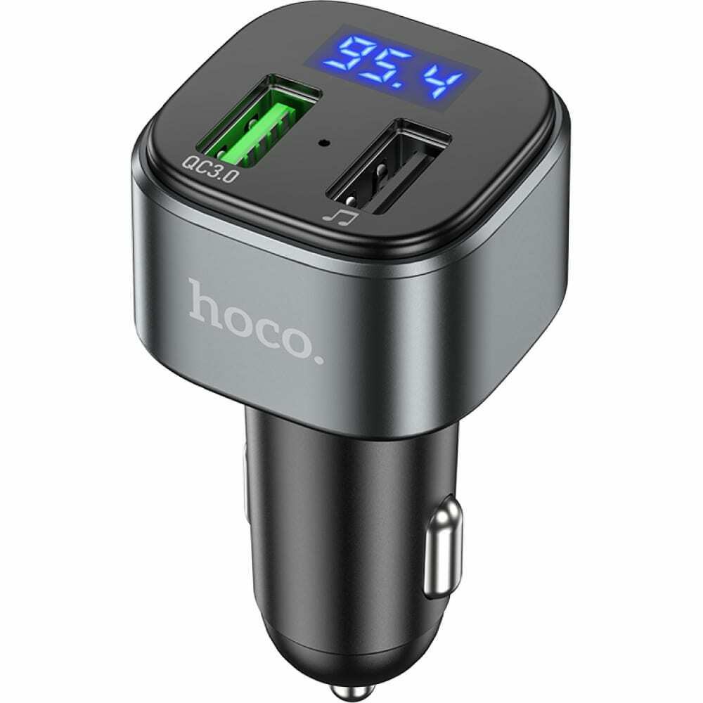 Автомобильное зарядное устройство e67, bluetooth fm transmitter, 1xUSB, qc3.0, черный, 69314747