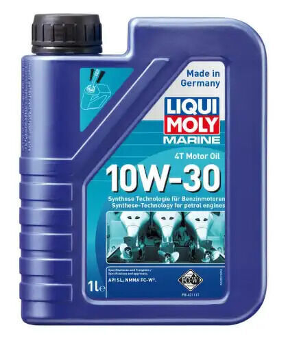 Моторное масло Marine 4T Motor Oil 10W-30 (Полусинтетическое,1л)