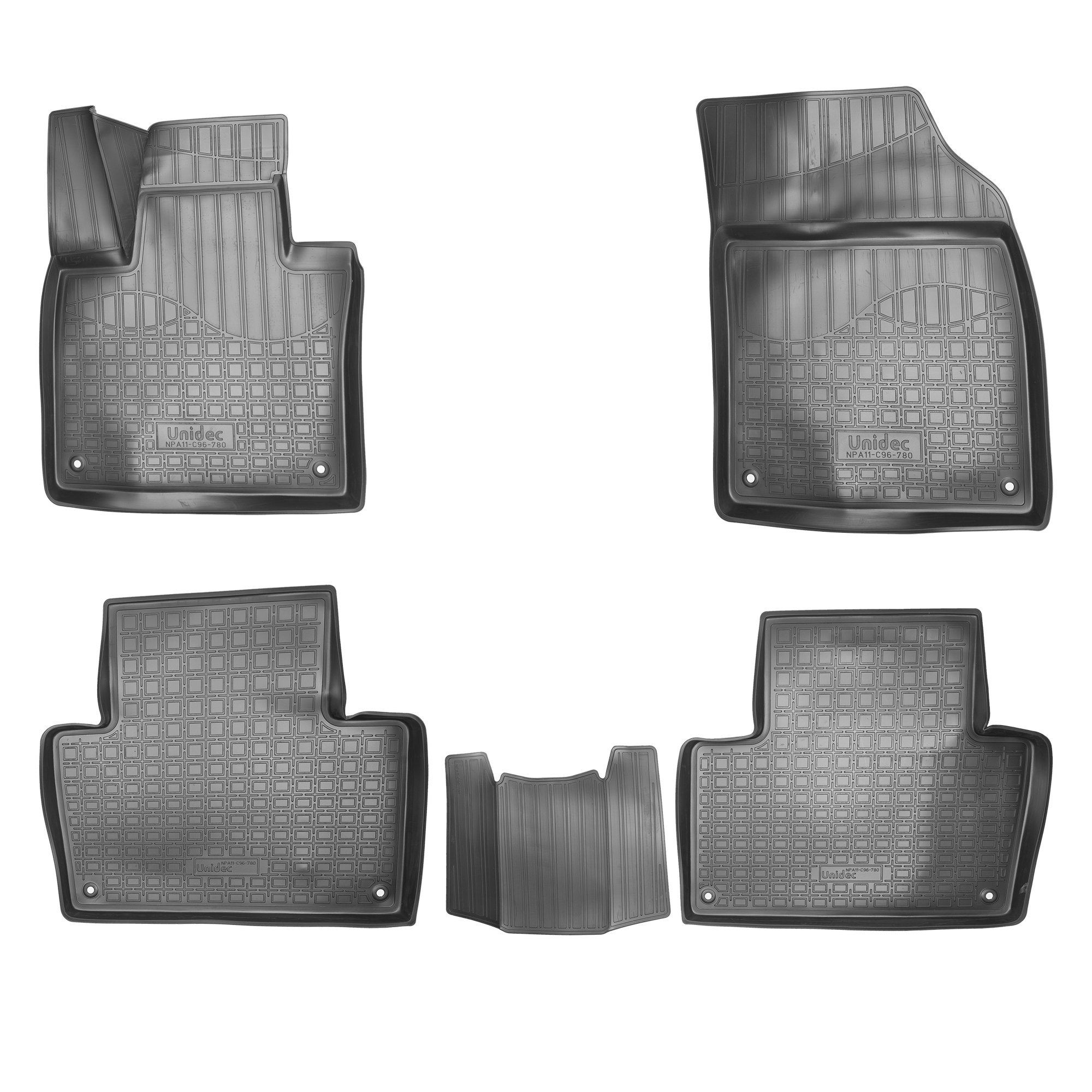 Коврики салонные для Volvo XC90 3D (2015) (5 мест)