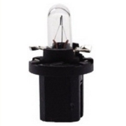 Лампа (1.2w) 12v bax8.5d приборная панель, пластмассовый чёрный цоколь