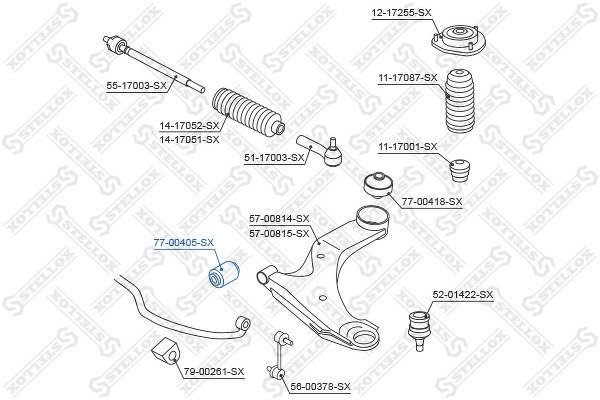 Сайлентблок перенего рычага перед. Subaru Legasy 04>