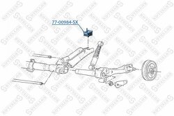 Сайлентблок зад. балки п. Peugeot 205/309, Citroen ZX 1.0-1.9GTi 83-94