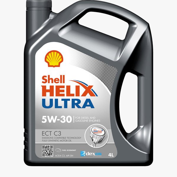 Моторное масло SHELL Helix Ultra ECT, 5W-30, 4л, 550042847