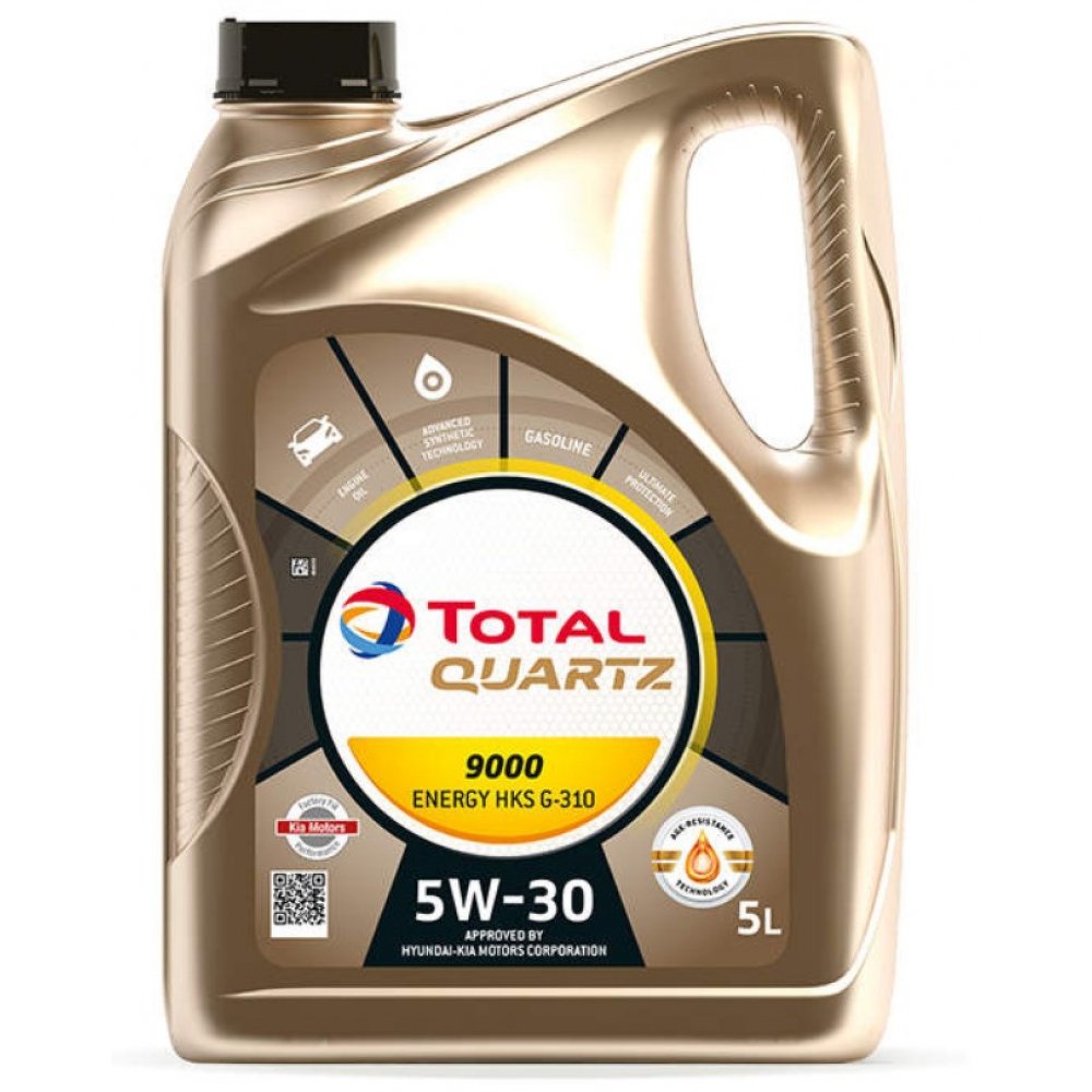 Total 5w-30 quartz 9000 energy hks g-310 (5l)_масло моторное синт. acea a5, api sm, kia, hyundai