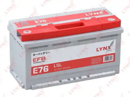 Аккумулятор EFB 100 Ah, 900 A, прямая, 353x175x190