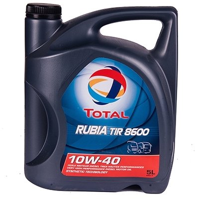 Моторное масло TOTAL RUBIA TIR 8600, 10W-40, 5л, 148590