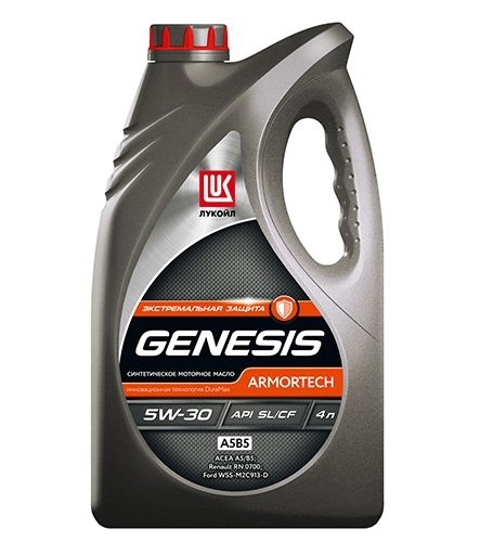 Моторное масло LUKOIL Genesis Armortech, 5W-30, 4л, 1538770